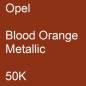 Preview: Opel, Blood Orange Metallic, 50K.